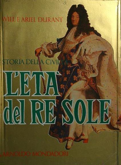 L' età del Re Sole - Will Durant - copertina