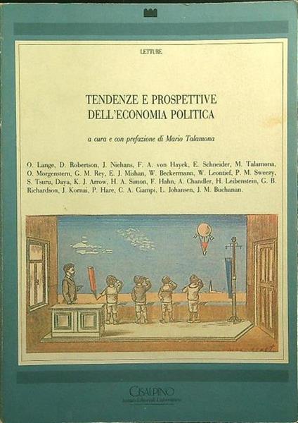 Tendenze e prospettive dell'economia politica - Mario Talamona - copertina