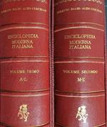 Enciclopedia moderna italiana 2 voll