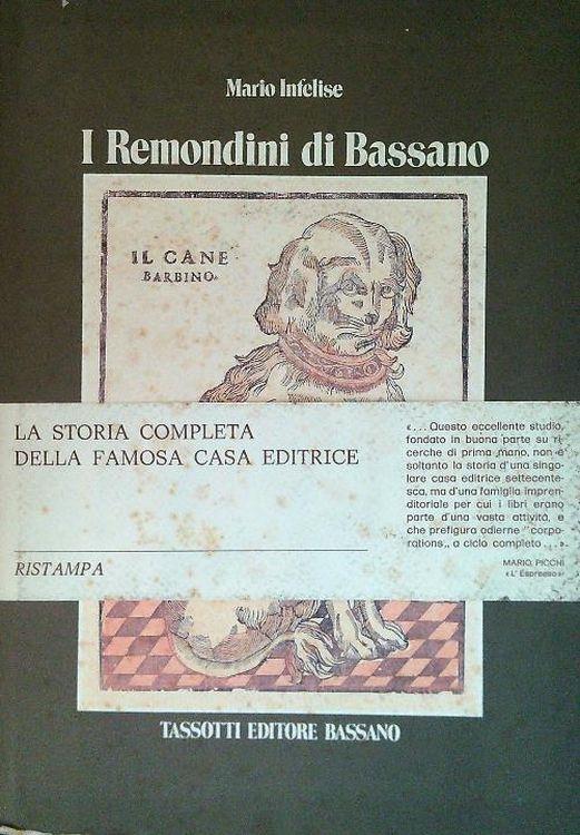 I Remondini di Bassano - Mario Infelise - copertina