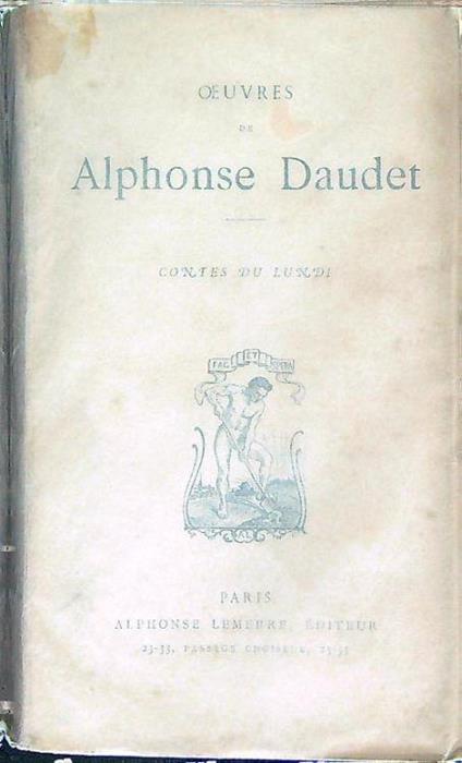 Alphonse Daudet - Contes du lundi - Alphonse Daudet - copertina