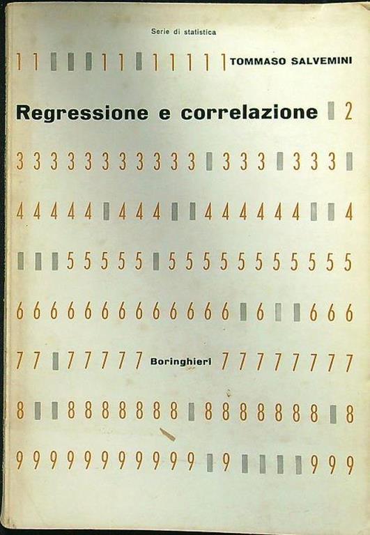 Regressione e correlazione - Tommaso Salvemini - copertina