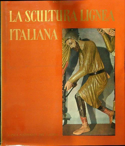 La scultura lignea italiana - copertina