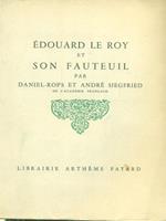 Edouard Le Roy et son fauteil