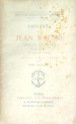 Theatre de Jean Racine tome deuxieme