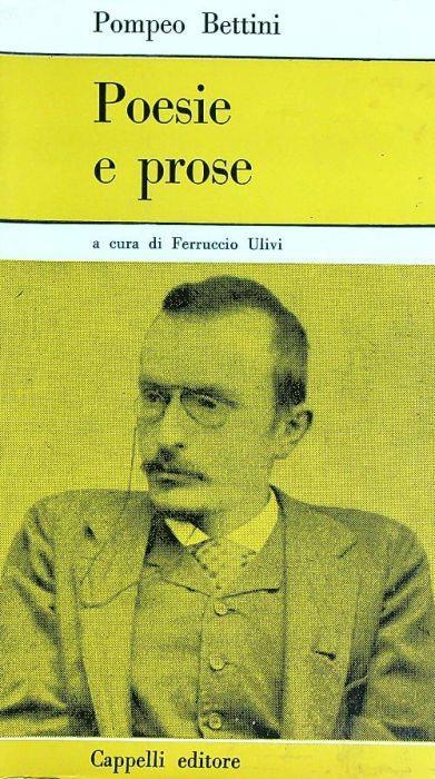 Poesie e prose - Pompeo Bettini - copertina