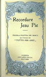 Recordare Jesu Pie