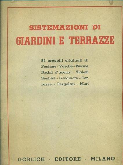 Sistemazioni di giardini e terrazze - copertina