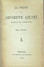 Le poesie di Giuseppe Giusti