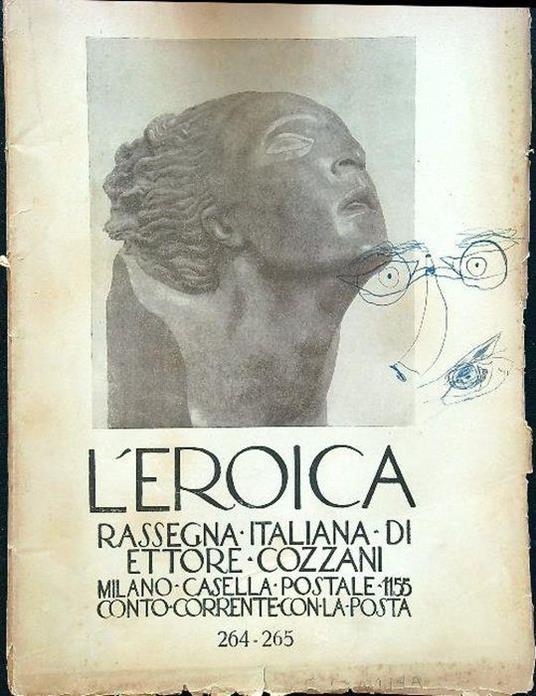 L' Eroica. Rassegna italiana di Ettore Cozzani. Quaderni 264-265 - copertina