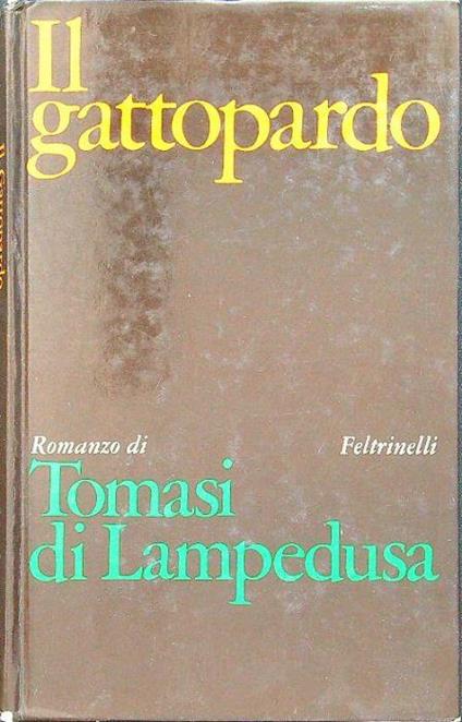 Il gattopardo - Giuseppe Tomasi di Lampedusa - copertina