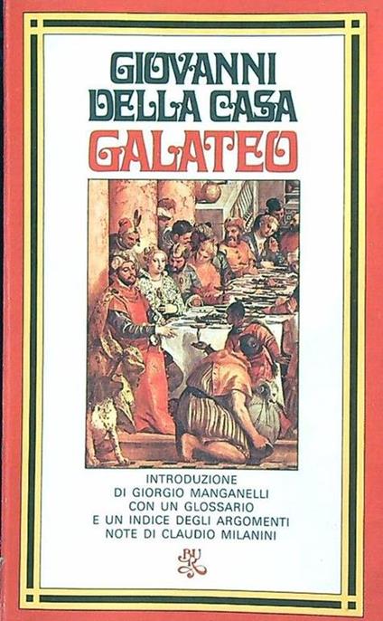 Galateo - Giovanni Della Casa - copertina
