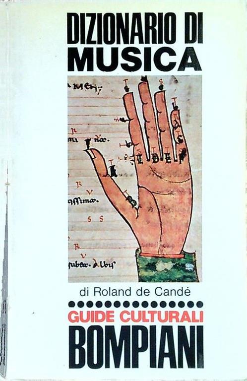 Dizionario di musica - Roland de Candé - copertina