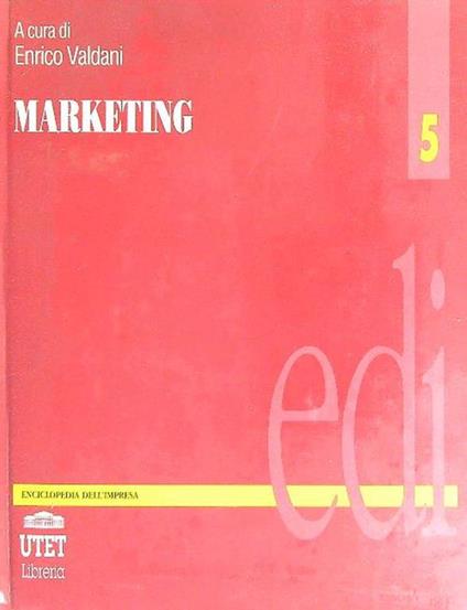 Marketing - Enrico Valdani - copertina