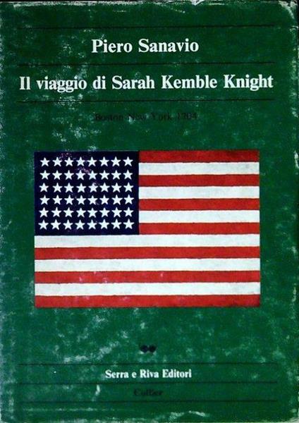 Il viaggio di Sarah Kemble Knight - Piero Sanavio - copertina