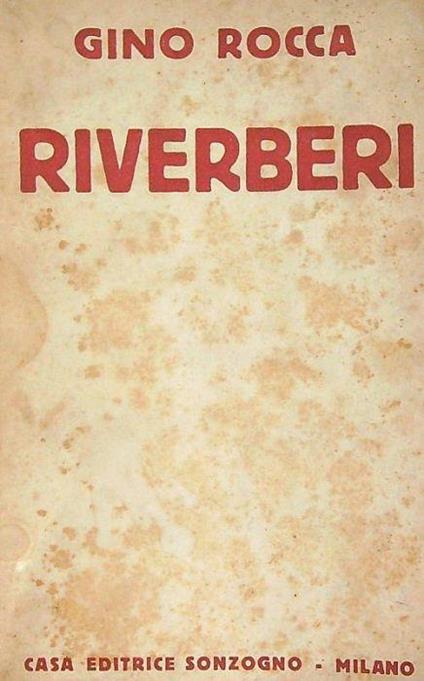 Riverberi - Gino Rocca - copertina