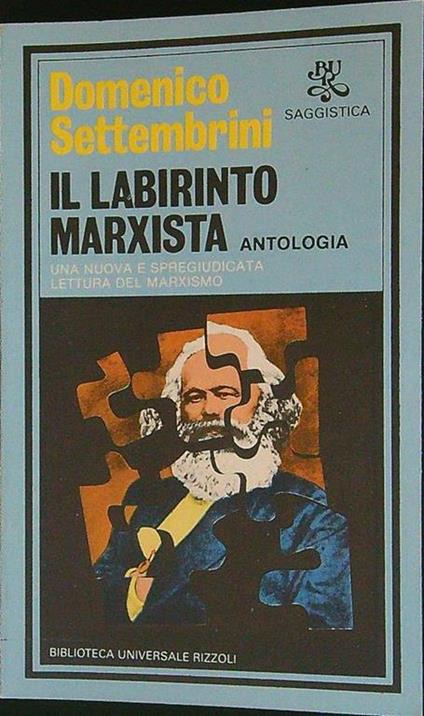 Il  labirinto Marxista - Domenico Settembrini - copertina