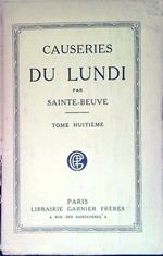 Causeries du lundi. Tome VIII