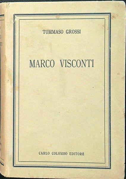 Marco Visconti - Tommaso Grossi - copertina