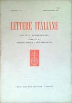 Lettere italiane - Anno XIX - N. 1 - Gennaio Marzo 1967