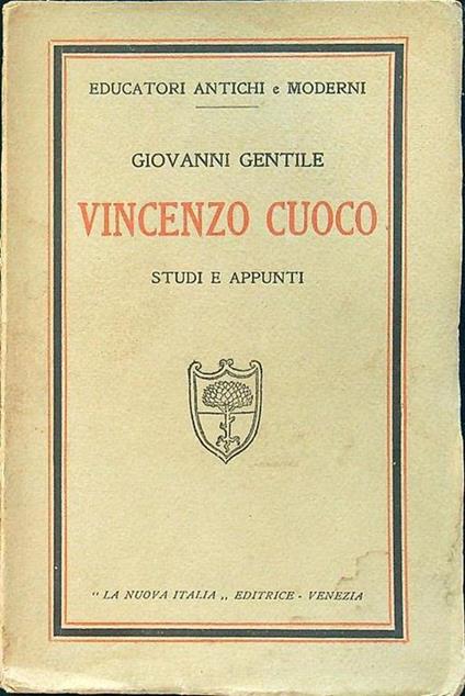 Vincenzo Cuoco - Giovanni Gentile - copertina