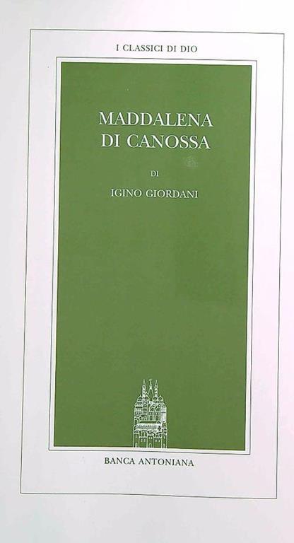 Maddalena di Canossa - Igino Giordani - copertina