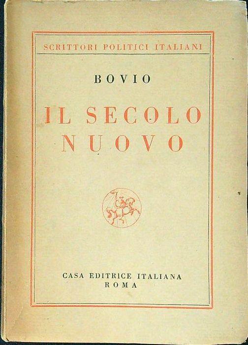 Il secolo nuovo - Giovanni Bovio - copertina