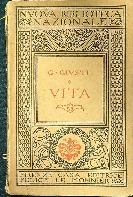 Vita - G. Giusti - copertina