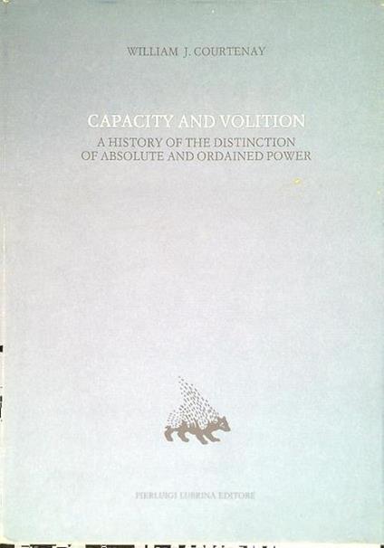 Capacity and volition - William J. Courtenay - copertina