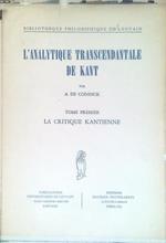 L' Analytique transcendentale de Kant