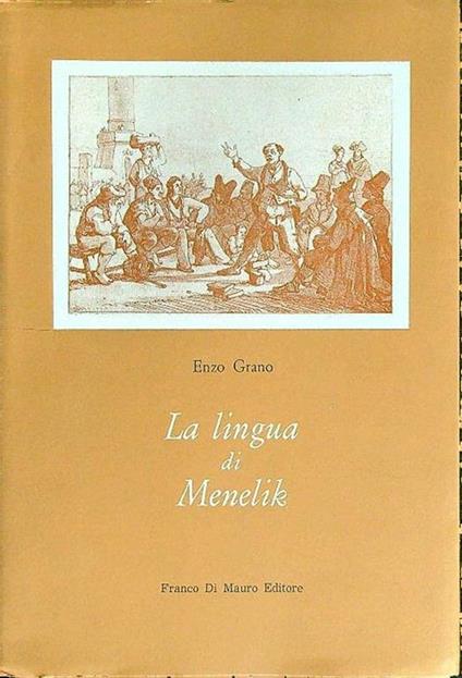 La lingua di Menelik - Enzo Grano - copertina