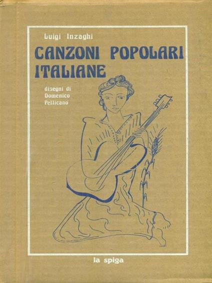 Canzoni popolari italiane - Luigi Inzaghi - copertina