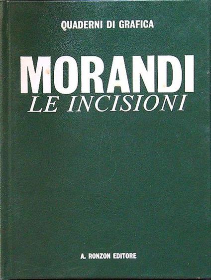 Morandi le incisioni - copertina