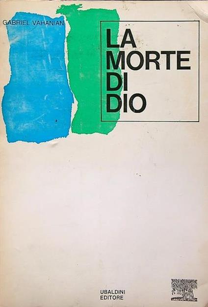 La morte di Dio - Gabriel Vahanian - copertina