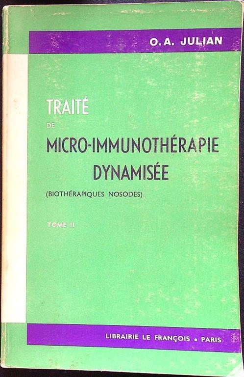 Traiteè de micro-immunotherapie dynamisee tome II - O.A. Julian - copertina