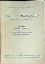 Lezioni di matematica per allievi ingegneri volume terzo