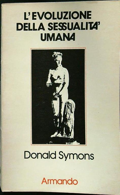 L' evoluzione della sessualità umana - Donald Symons - copertina