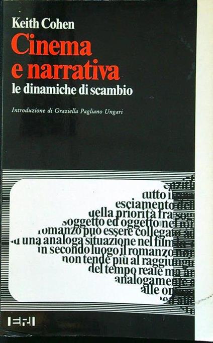 Cinema e narrativa le dinamiche di scambio - Keith Cohen - copertina