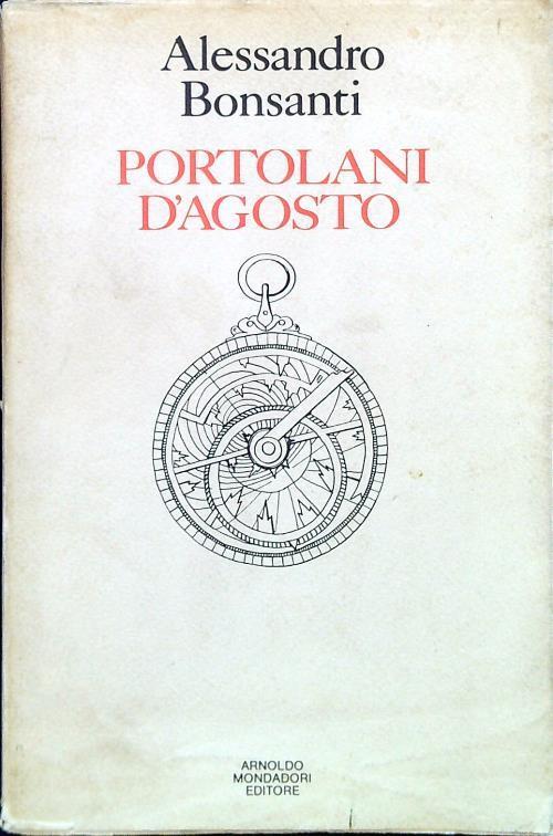 Portolani d'Agosto 1971-1974 - Alessandro Bonsanti - copertina