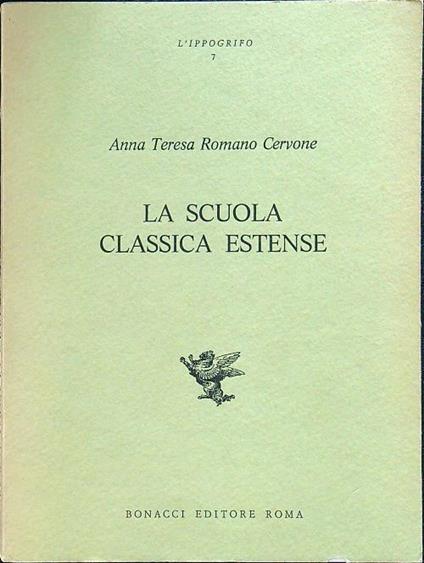 La scuola classica estense - copertina