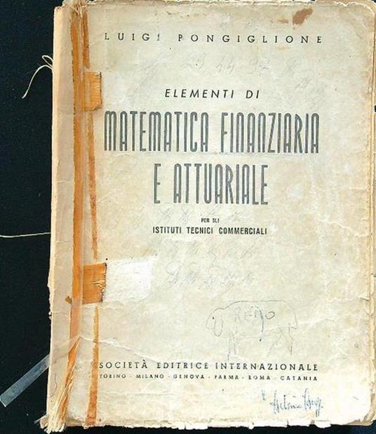 Matematica finanziaria e attuariale