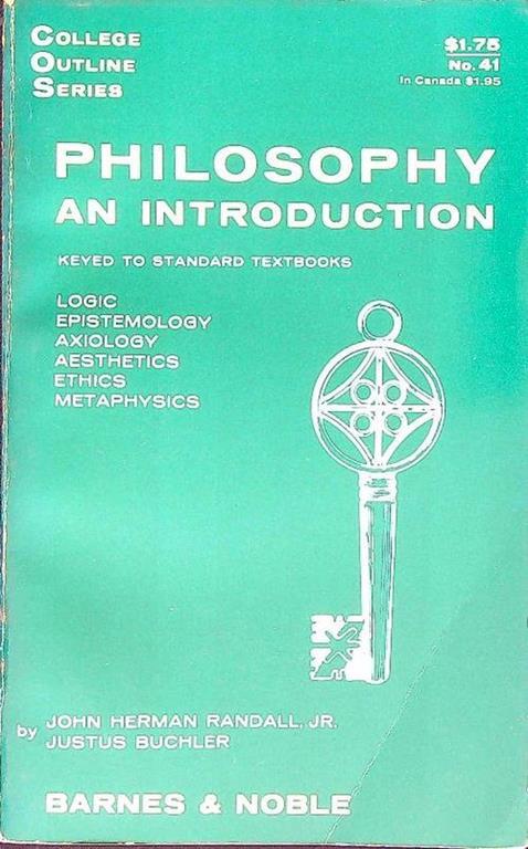 Philosophy an introduction - copertina