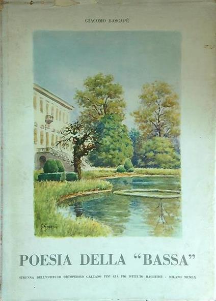 Poesia della Bassa - Giacomo Bascapé - copertina