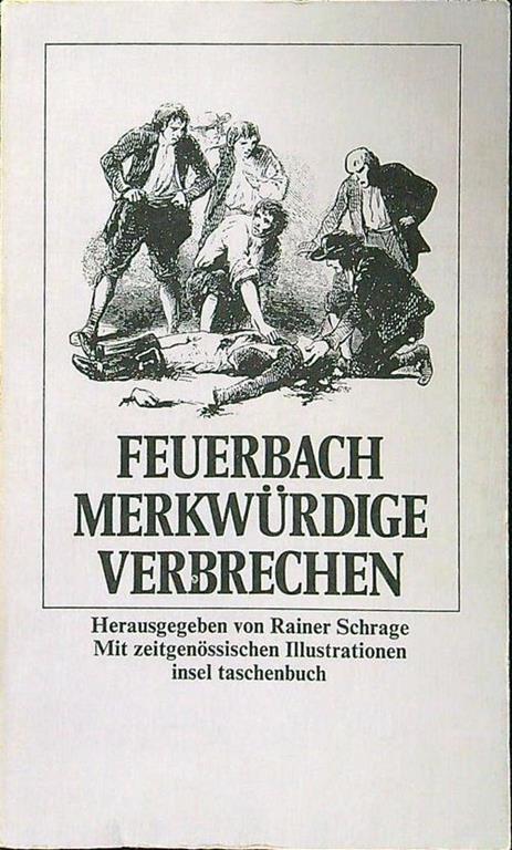 Merkwurdige verbrechen - Ludwig Feuerbach - copertina