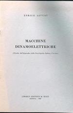Macchine dinamoelettriche (estratto dell'appendice della enciclopedia italiana Treccani)