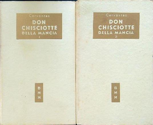 Don chisciotte della Mancia 2vv - Miguel de Cervantes - copertina