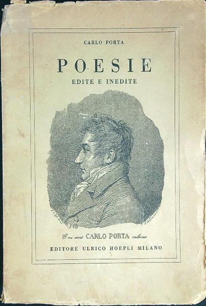 Poesie - Carlo Porta - copertina