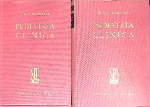 Pediatria clinica. 2vv - Gino Frontali - copertina