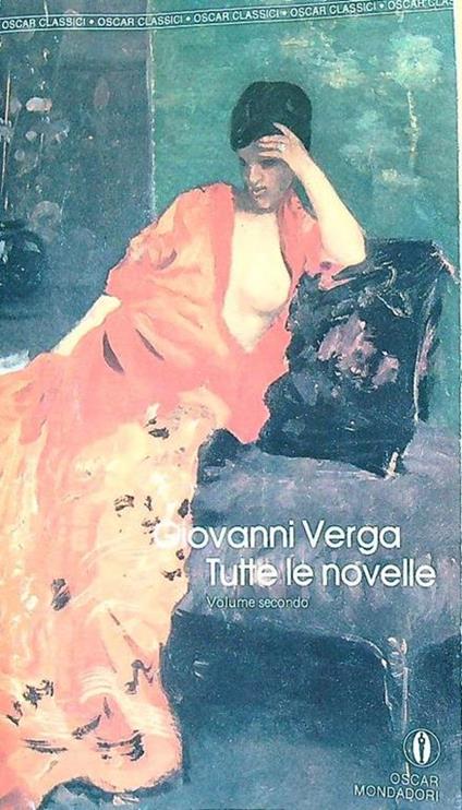 Tutte le novelle. Volume secondo - Giovanni Verga - copertina