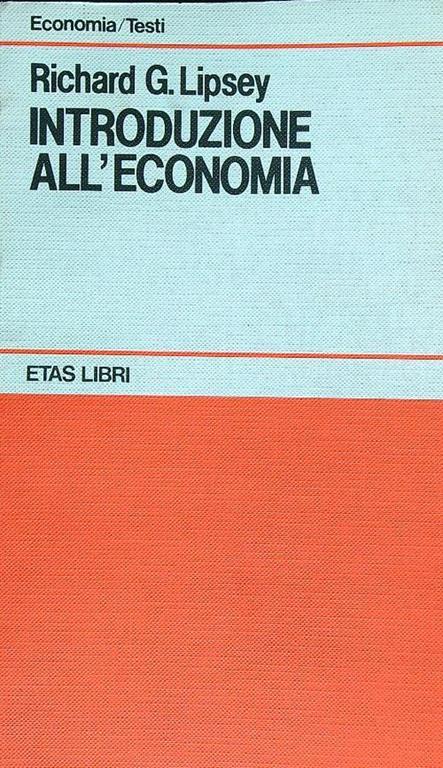 Introduzione all'economia - Richard G. Lipsey - copertina